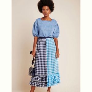 Eva Franco tiered maxi skirt